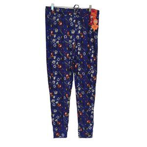 Main & Local Men's Large Lounge Pants Halloween VAMPED UP Rock n Roll Vampires